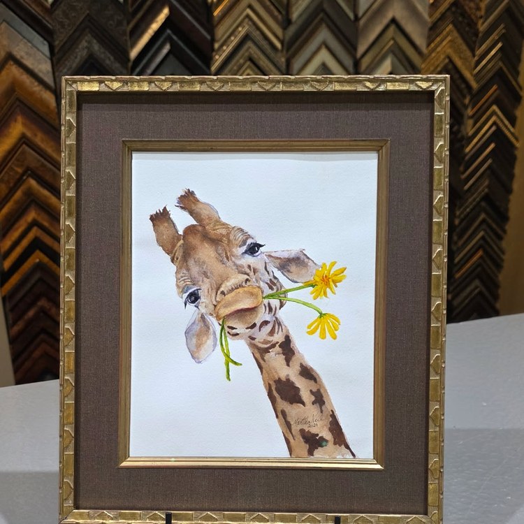 Custom picture framing by DeSola Glass, Art & Frame Gallery
