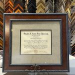 Custom picture framing by DeSola Glass, Art & Frame Gallery
