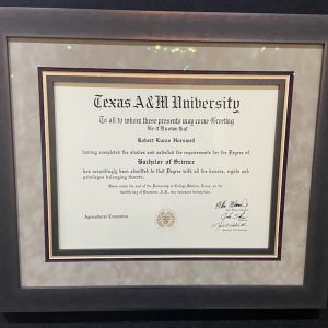 Custom picture framing by DeSola Glass, Art & Frame Gallery