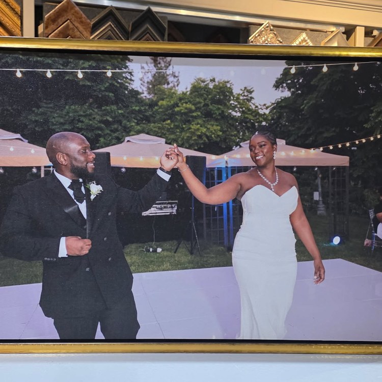 Custom picture framing by DeSola Glass, Art & Frame Gallery