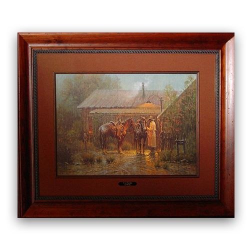 Custom picture framing by DeSola Glass, Art & Frame Gallery
